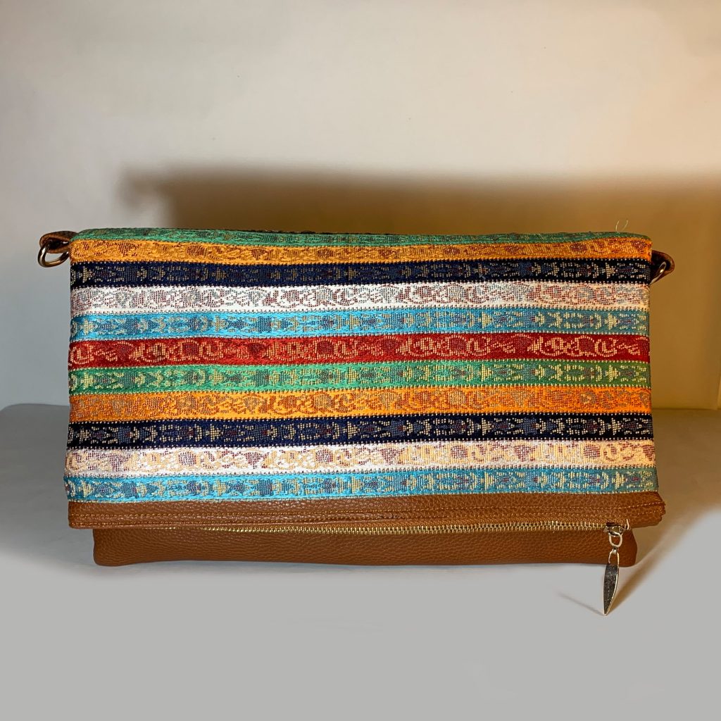 Oriental Shoulder foldable bag - Sayeh fabric-C20A-NB29