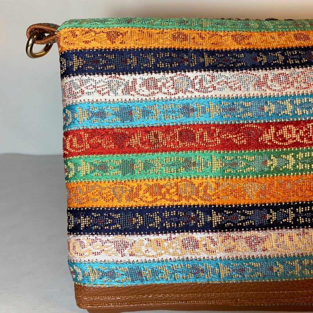 Oriental Shoulder foldable bag - Sayeh fabric-C20A-NB29